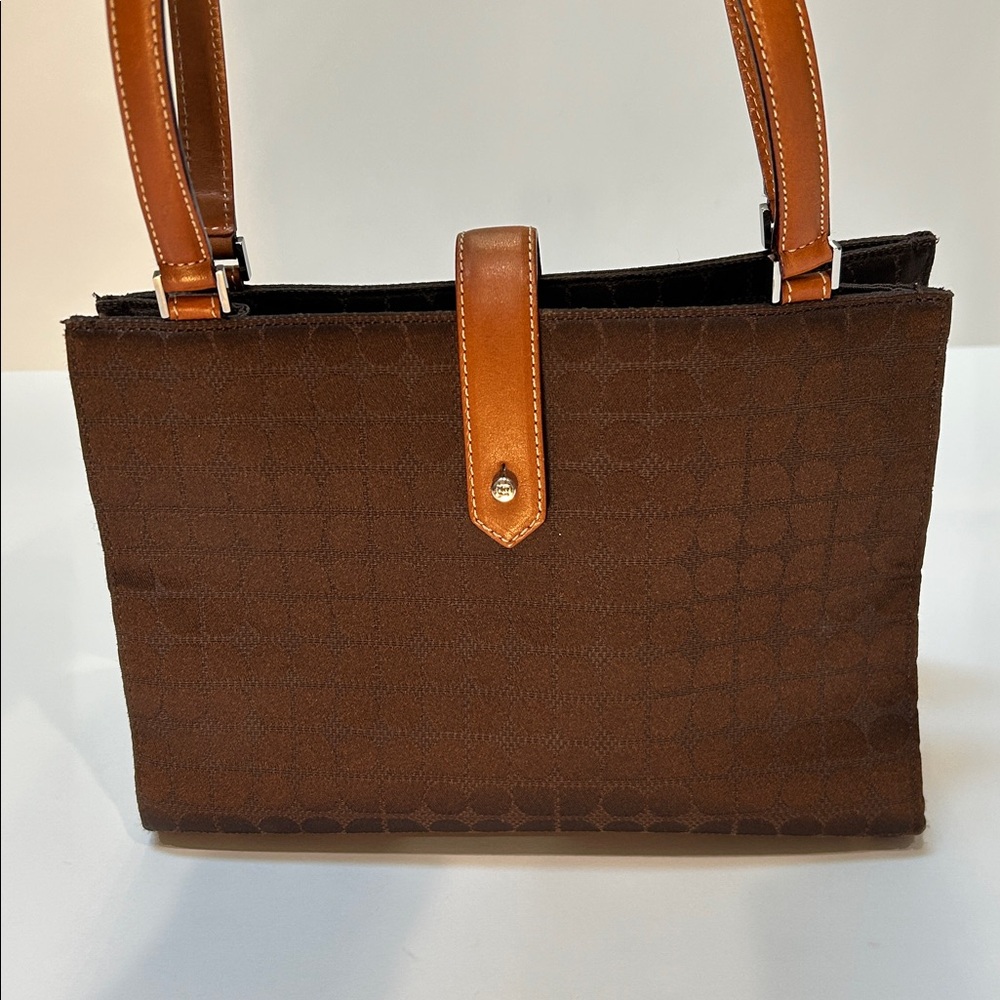 Kate Spade vintage canvas logo handbag